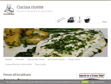 Tablet Screenshot of cucinaricette.org